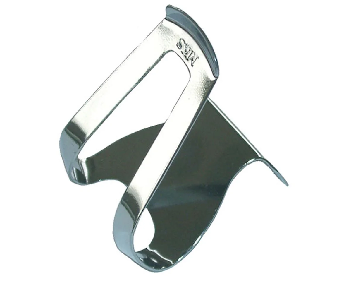 MKS Half Clip Mini Toe Clips (Chrome) (Pair)
